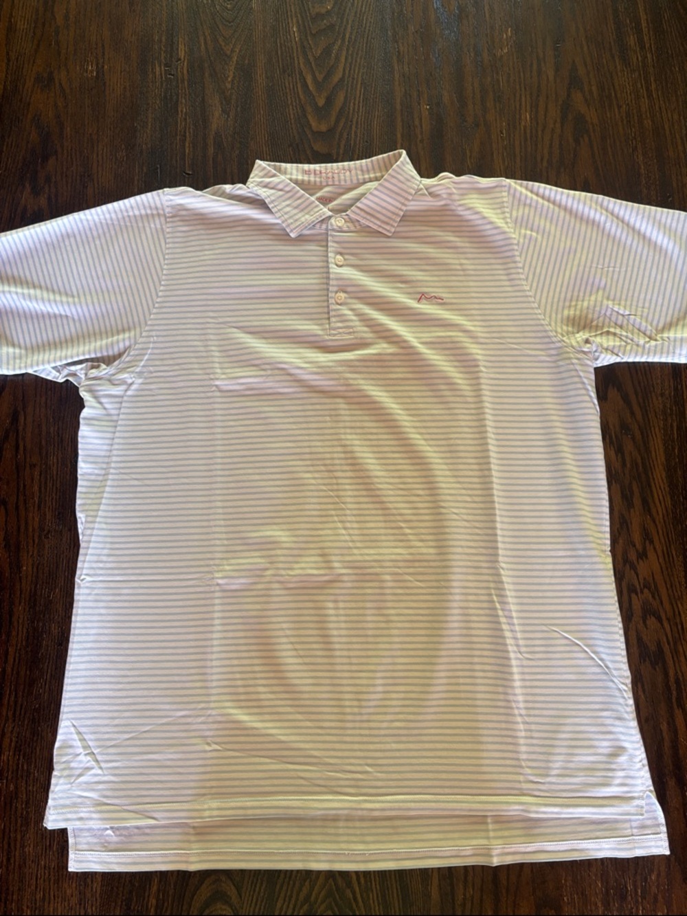 B Draddy Men’s Striped Polo Shirt